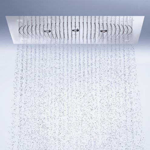 HANSGROHE RAINDANCE RAINMAKER 680/460 3JET horní sprcha 680x460 mm, 3 proudy, s LED osvětlením, chrom 28418000 Obrázek - fotka