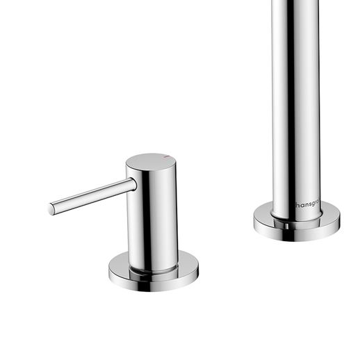 HANSGROHE TECTURIS S umyvadlová stojánková baterie 3-otvorová, s odtokovou soupravou, EcoSmart+, chrom 73330000 Obrázek - fotka