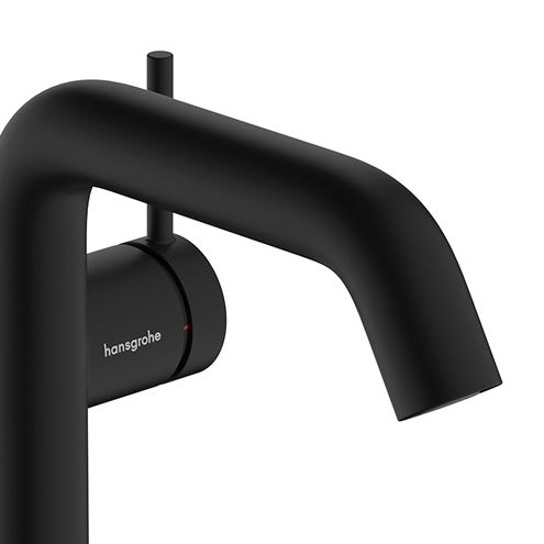 HANSGROHE TECTURIS S 150 Fine umyvadlová stojánková baterie, CoolStart, EcoSmart+, matná černá 73341670 Obrázek - fotka