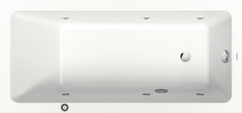 DURAVIT NO.1 vana 150x70 cm, hydromasážní, s nožičkami, akrylát 760487000JP1000 Obrázek - Hlavní obrázek