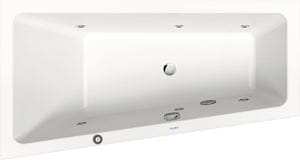 DURAVIT NO.1 rohová vana 150x80 cm, hydromasážní, s nožičkami, akrylát