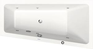 DURAVIT NO.1 rohová vana 150x80 cm, hydromasážní, s nožičkami, akrylát