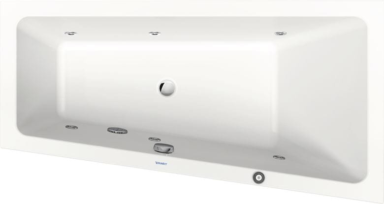 DURAVIT NO.1 rohová vana 150x80 cm, hydromasážní, s nožičkami, akrylát 760505000JP1000 Obrázek - Hlavní obrázek