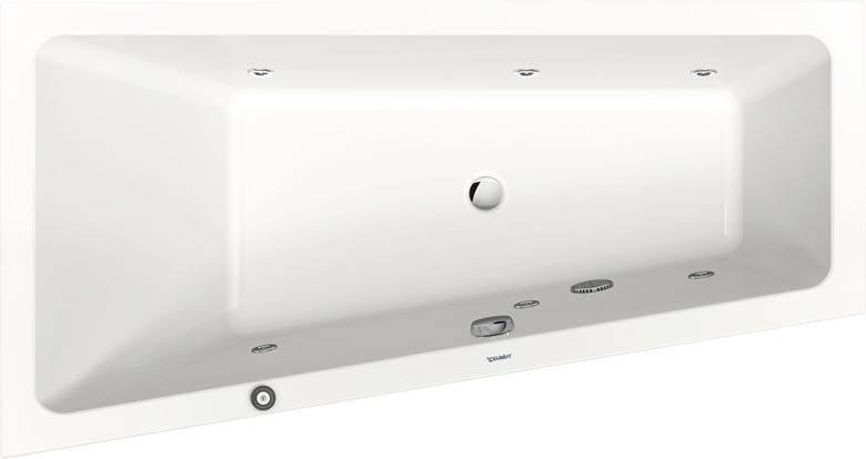 DURAVIT NO.1 rohová vana 160x85 cm, hydromasážní, s nožičkami, akrylát 760506000JP1000 Obrázek - Hlavní obrázek