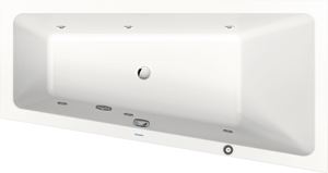 DURAVIT NO.1 rohová vana 160x85 cm, hydromasážní, s nožičkami, akrylát