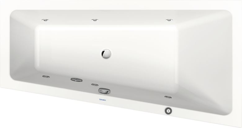 DURAVIT NO.1 rohová vana 160x85 cm, hydromasážní, s nožičkami, akrylát 760507000JP1000 Obrázek - Hlavní obrázek