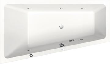 DURAVIT NO.1 rohová vana 170x100 cm, hydromasážní, s nožičkami, akrylát