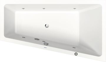 DURAVIT NO.1 rohová vana 170x100 cm, hydromasážní, s nožičkami, akrylát