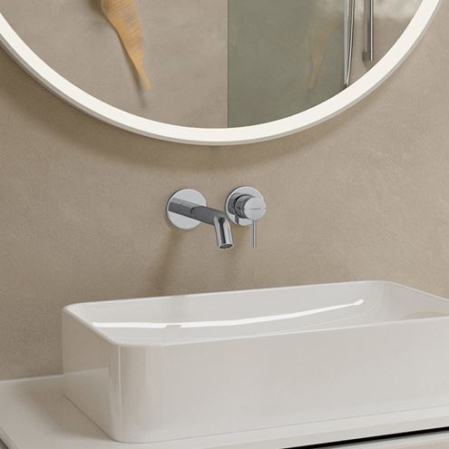 HANSGROHE TECTURIS S umyvadlová podomítková baterie, s odtokovou soupravou, EcoSmart+, chrom 73350000 Obrázek - fotka