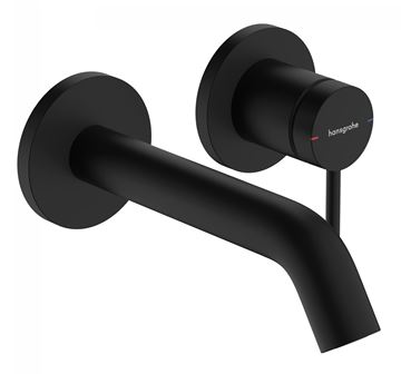 HANSGROHE TECTURIS S umyvadlová podomítková baterie, s odtokovou soupravou, EcoSmart+, matná černá