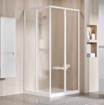 RAVAK SUPERNOVA SRV2-S 100 sprchové dveře 100x195 cm, posuvné, bílá/sklo grape 14VA01O2ZG Obrázek - fotka