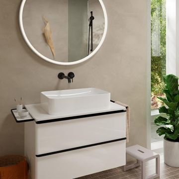 HANSGROHE TECTURIS S umyvadlová podomítková baterie, s odtokovou soupravou, EcoSmart+, matná černá 73351670 Obrázek - fotka