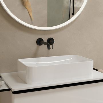 HANSGROHE TECTURIS S umyvadlová podomítková baterie, s odtokovou soupravou, EcoSmart+, matná černá 73351670 Obrázek - fotka