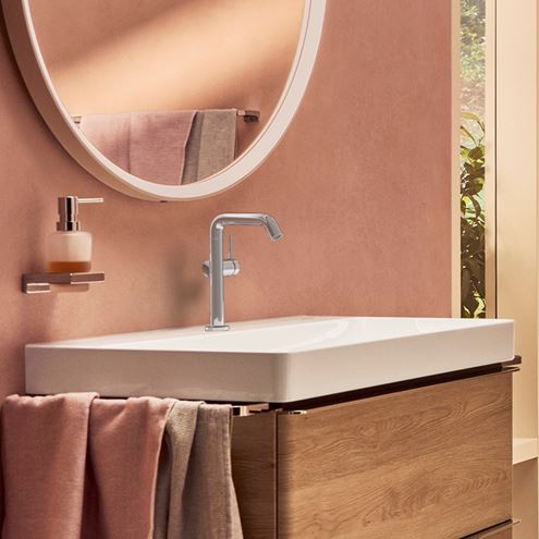 HANSGROHE TECTURIS S 210 Fine umyvadlová stojánková baterie, s odtokovou soupravou, CoolStart, EcoSmart+, chrom 73360000 Obrázek - fotka