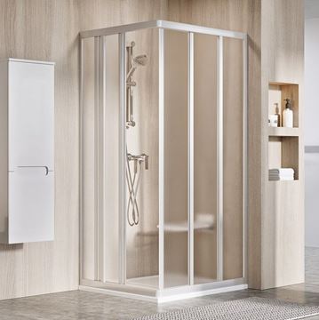 RAVAK SUPERNOVA ASRV3 75 sprchové dveře 75x198 cm, posuvné, satin/sklo grape 15V30UR2ZG Obrázek - fotka