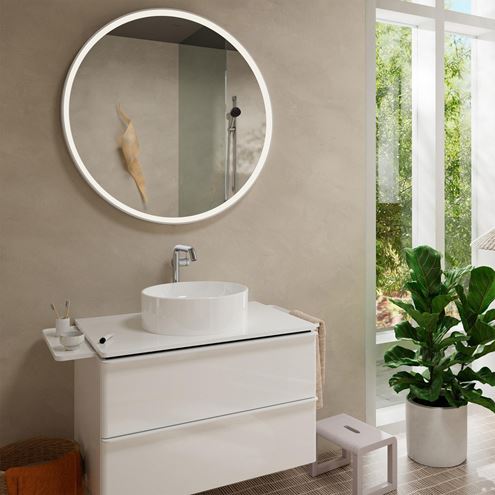 HANSGROHE TECTURIS S umyvadlová stojánková baterie 240 Fine, s odtokovou soupravou, CoolStart, EcoSmart+, chrom 73370000 Obrázek - fotka
