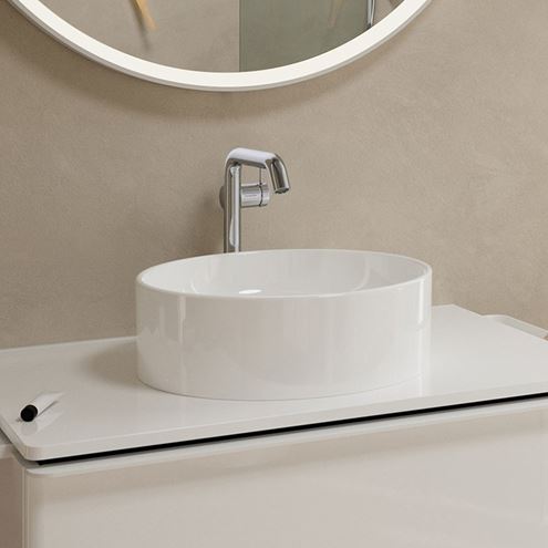 HANSGROHE TECTURIS S umyvadlová stojánková baterie 240 Fine, s odtokovou soupravou, CoolStart, EcoSmart+, chrom 73370000 Obrázek - fotka