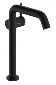 HANSGROHE TECTURIS S umyvadlová stojánková baterie 240 Fine, s odtokovou soupravou, CoolStart, EcoSmart+, matná černá