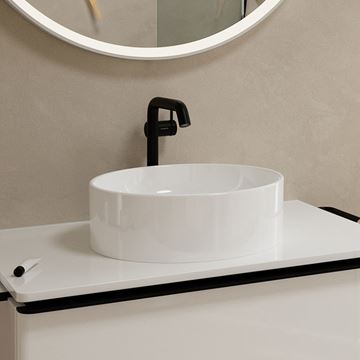 HANSGROHE TECTURIS S umyvadlová stojánková baterie 240 Fine, CoolStart, EcoSmart+, matná černá 73372670 Obrázek - fotka