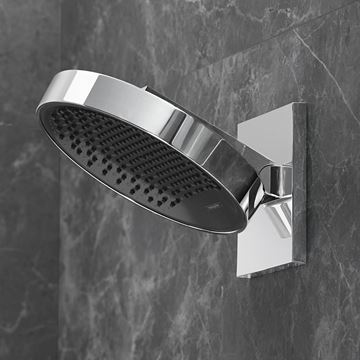 HANSGROHE RAINFINITY 250 1JET horní sprcha pr. 250 mm, s ramenem, EcoSmart, chrom 26227000 Obrázek - fotka