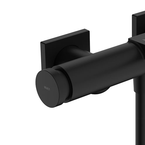 HANSGROHE TECTURIS E vanová nástěnná baterie, s přepínačem, matná černá 73420670 Obrázek - fotka