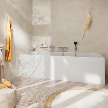 HANSGROHE TECTURIS S vanová nástěnná baterie, s přepínačem, chrom 73422000 Obrázek - fotka