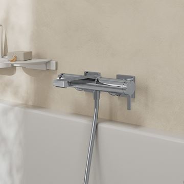 HANSGROHE TECTURIS E vanová nástěnná baterie, s přepínačem, chrom 73420000 Obrázek - fotka