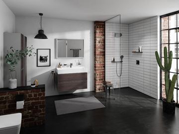 HANSGROHE RAINFINITY 250 1JET horní sprcha pr. 250 mm, EcoSmart, matná černá 26229670 Obrázek - fotka