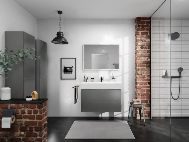HANSGROHE RAINFINITY 250 1JET horní sprcha pr. 250 mm, EcoSmart, matná černá 26229670 Obrázek - fotka