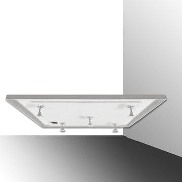ROTH FLAT KVADRO sprchová vanička 80x80 cm, akrylát, bez nožiček 8000118 Obrázek - fotka