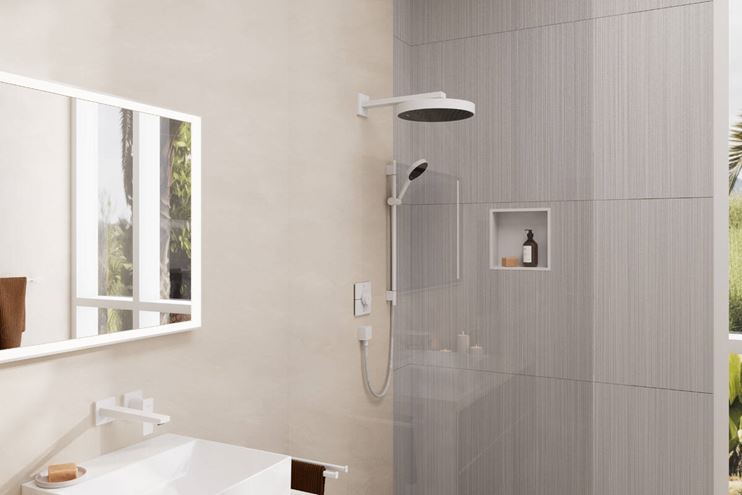 HANSGROHE RAINFINITY 360 1JET horní sprcha pr. 360 mm, matná bílá 26231700 Obrázek - fotka