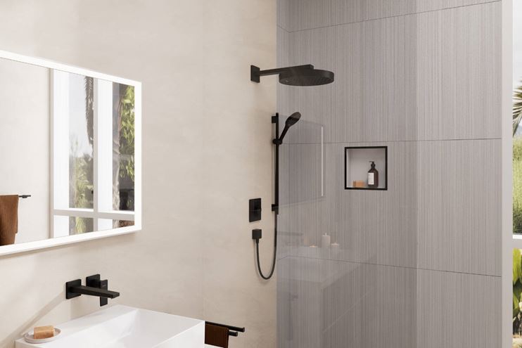HANSGROHE RAINFINITY 360 1JET horní sprcha pr. 360 mm, matná černá 26231670 Obrázek - fotka