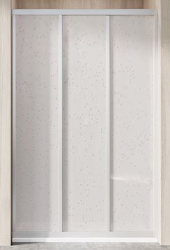 RAVAK SUPERNOVA ASDP3 130 sprchové dveře 130x198 cm, posuvné, satin/plast pearl