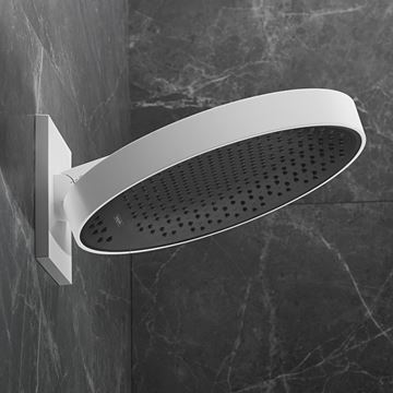 HANSGROHE RAINFINITY 360 3JET horní sprcha pr. 360 mm, 3 proudy, s ramenem, matná bílá 26234700 Obrázek - fotka