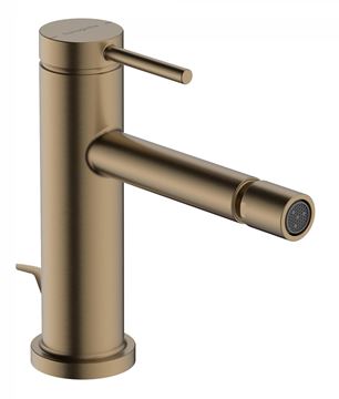HANSGROHE TECTURIS S bidetová stojánková baterie, s odtokovou soupravou, kartáčovaný bronz