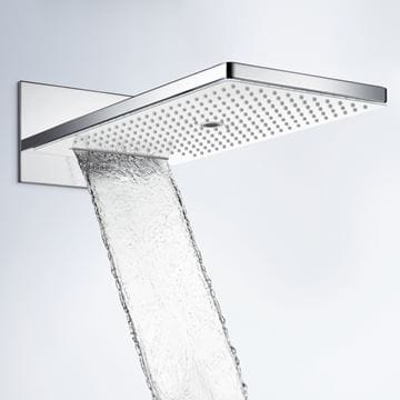HANSGROHE RAINMAKER SELECT 580 3JET horní sprcha 586x258 mm, 3 proudy, EcoSmart, bílá/chrom 24011400 Obrázek - fotka