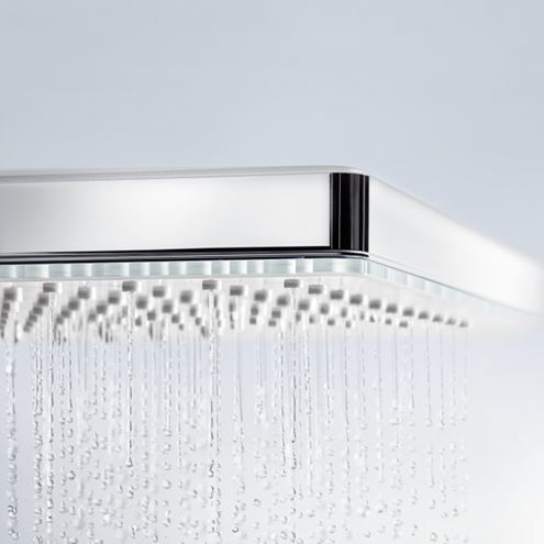 HANSGROHE RAINMAKER SELECT 460 1JET horní sprcha 466x270 mm, s ramenem, bílá/chrom 24003400 Obrázek - fotka