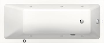 DURAVIT NO.1 vana 170x70 cm, hydromasážní, s nožičkami, akrylát