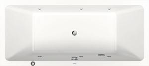 DURAVIT NO.1 vana 180x80 cm, hydromasážní, pro 2 osoby, s nožičkami, akrylát