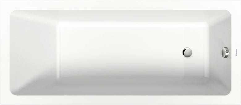 DURAVIT NO.1 vana 160x70 cm, bez nožiček, akrylát 700488000000000 Obrázek - Hlavní obrázek