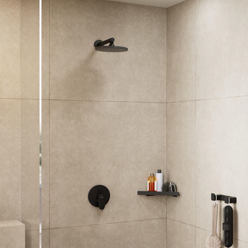 HANSGROHE VERNIS BLEND 200 1JET horní sprcha pr. 205 mm, matná černá 26271670 Obrázek - fotka