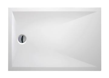ROTH MARMO NEO SQUARE-R sprchová vanička 140x90 cm, litý mramor, s nožičkami