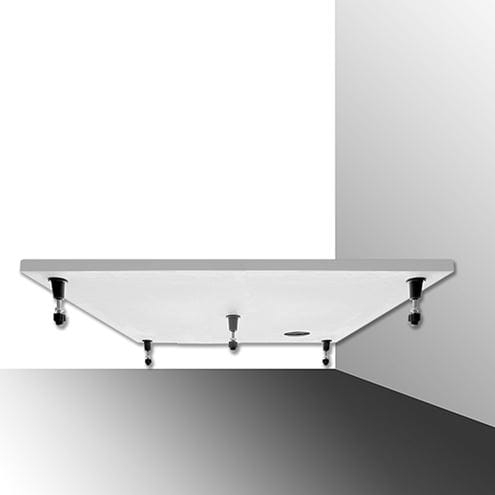 ROTH TAHITI-M sprchová vanička 80x80 cm, R550, litý mramor, s nožičkami, s protiskluzem 8000064 Obrázek - fotka