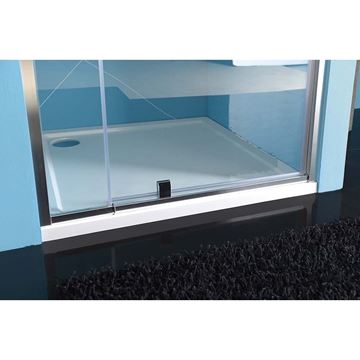 POLYSAN EASY LINE sprchové dveře 160x190 cm, posuvné, aluchrom/čiré sklo EL1815 Obrázek - fotka