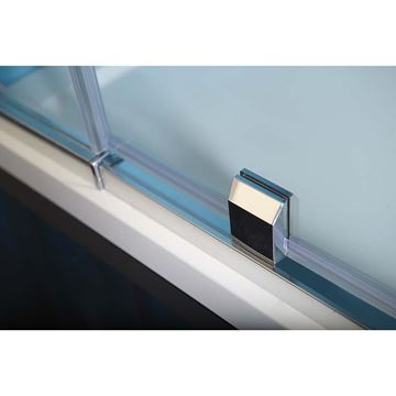 POLYSAN EASY LINE sprchové dveře 90x190 cm, lítací, aluchrom/čiré sklo EL1615 Obrázek - fotka