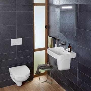 VILLEROY & BOCH O.NOVO umyvadlo 60 cm, s otvorem pro baterii a přepadem, alpská bílá 4A416001 Obrázek - fotka