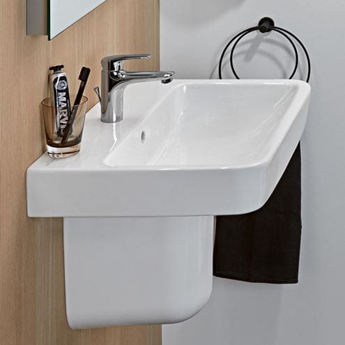 VILLEROY & BOCH O.NOVO umyvadlo 60 cm, s otvorem pro baterii a přepadem, alpská bílá 4A416001 Obrázek - fotka