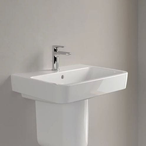 VILLEROY & BOCH O.NOVO umyvadlo 60 cm, s otvorem pro baterii a přepadem, alpská bílá 4A416001 Obrázek - fotka