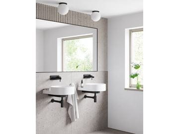 RAVAK designový sifon k umyvadlu DN32, s převlečnou maticí 5/4, matná černá X01747 Obrázek - fotka