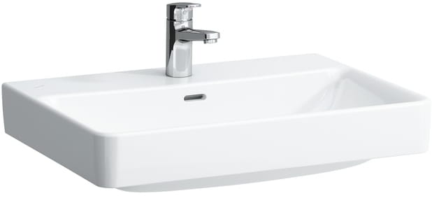 LAUFEN PRO S umyvadlo 65 cm, s otvorem pro baterii a přepadem, LCC H8109644001041 Obrázek - Hlavní obrázek